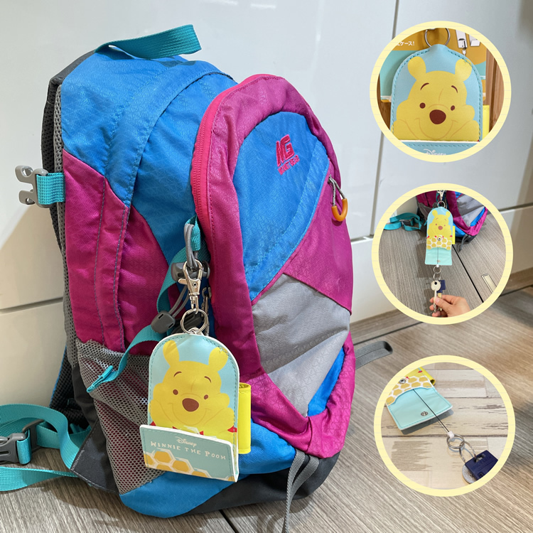 21383-PH 迪士尼小熊維尼伸縮鎖匙包