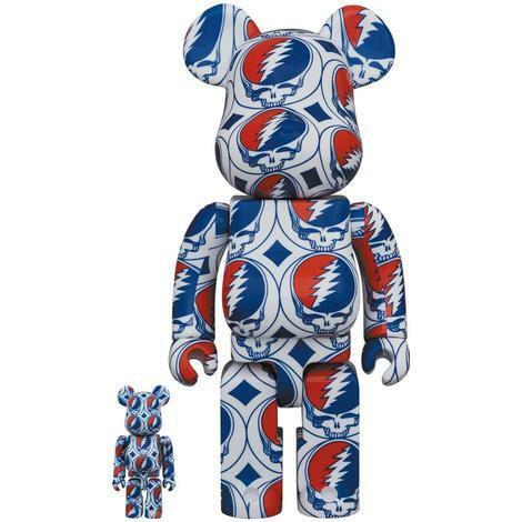 Bearbrick 100%+400% GRATEFUL DEAD (STEAL YOUR FACE)