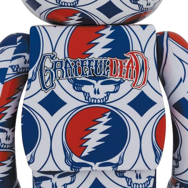 Bearbrick 100%+400% GRATEFUL DEAD (STEAL YOUR FACE)