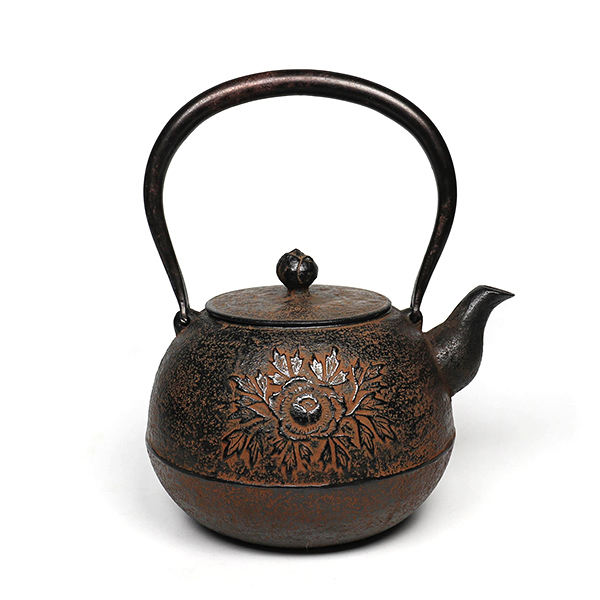 【菊池真吾】寶珠牡丹 鐵壺1.5L