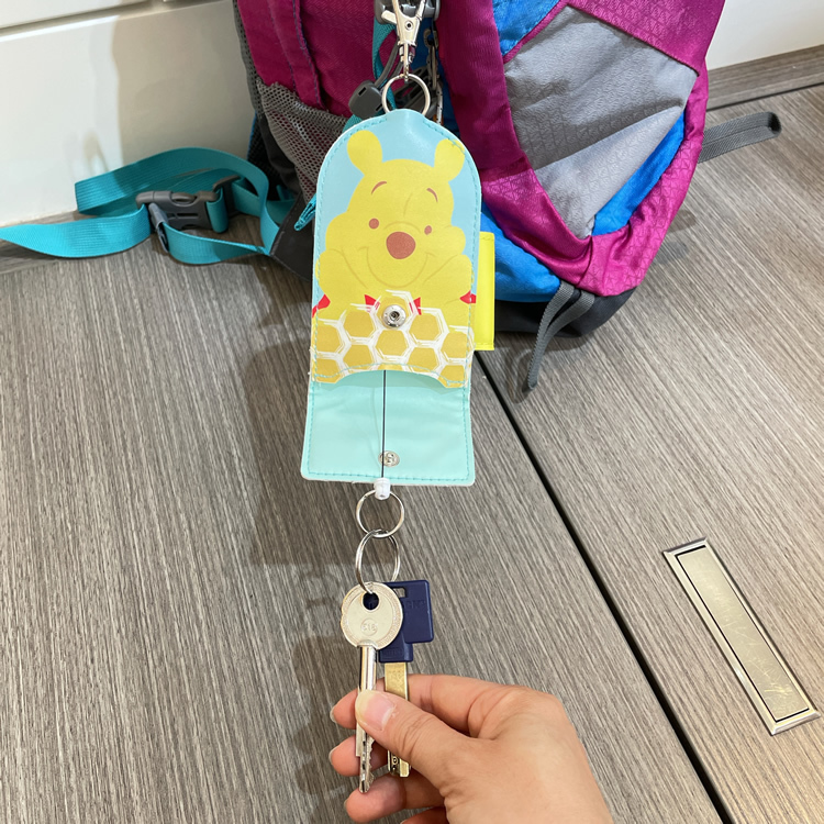 21383-PH 迪士尼小熊維尼伸縮鎖匙包