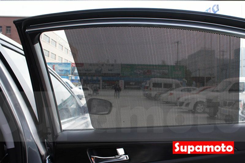 -Supamoto- 小尺寸—遮陽靜電車窗貼42x38cm (玻璃/網點/網眼/防曬/隔熱貼/隱匿/隱密/遮陽板)