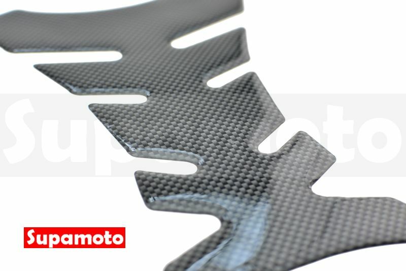 -Supamoto- 魚骨貼 B款 碳纖維 水晶 油箱貼 仿賽 街車 復古 檔車 通用 重型