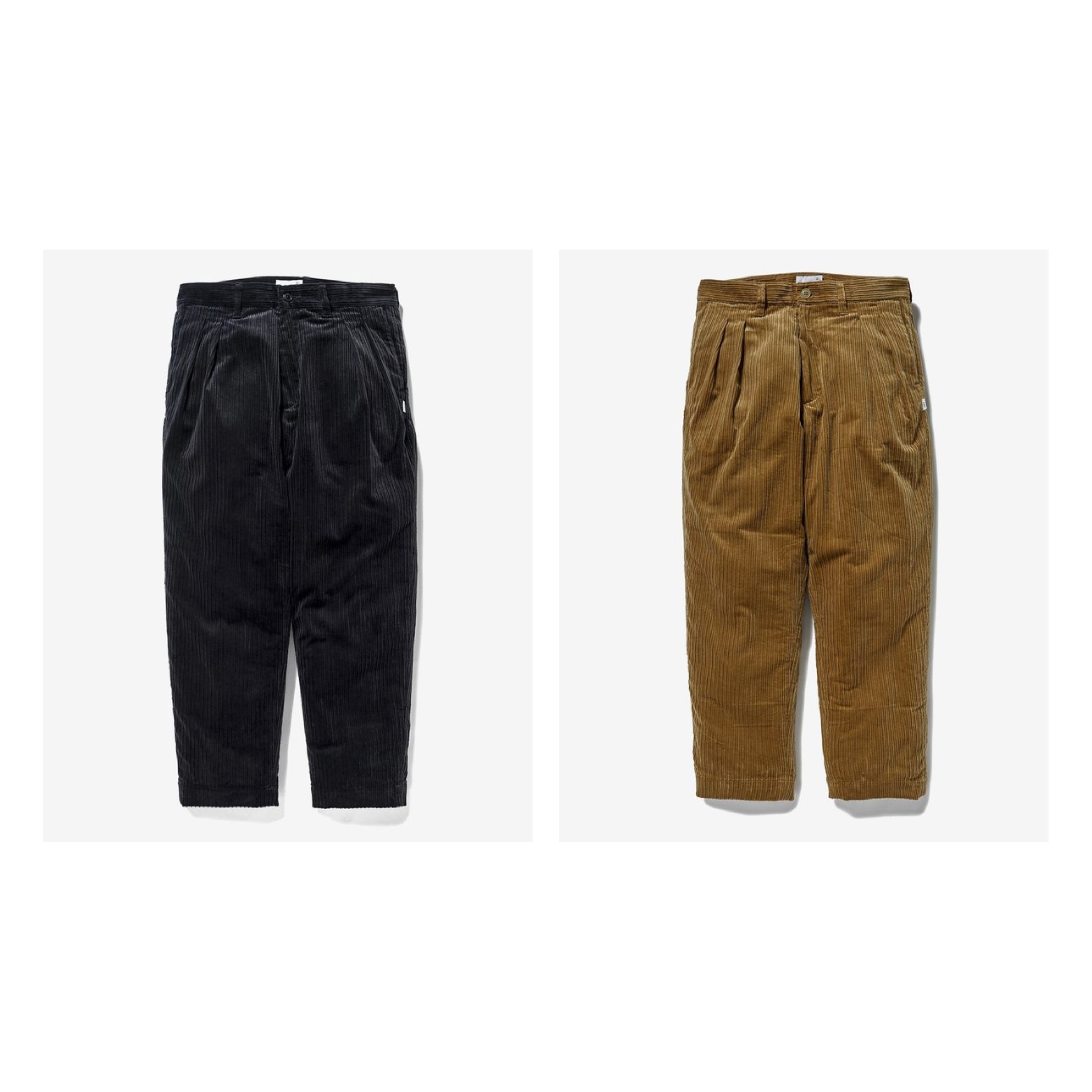 2021AW WTAPS TUCK 02 TROUSERS COTTON 直筒 燈心絨 長褲 預購
