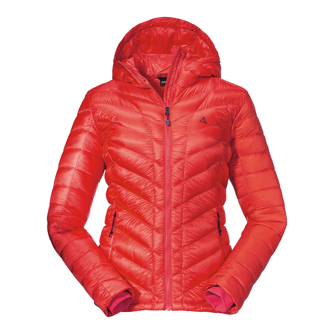 【Schoffel】 女保暖抗風雪連帽羽絨外套 / 1SL20-12764-熱情紅
