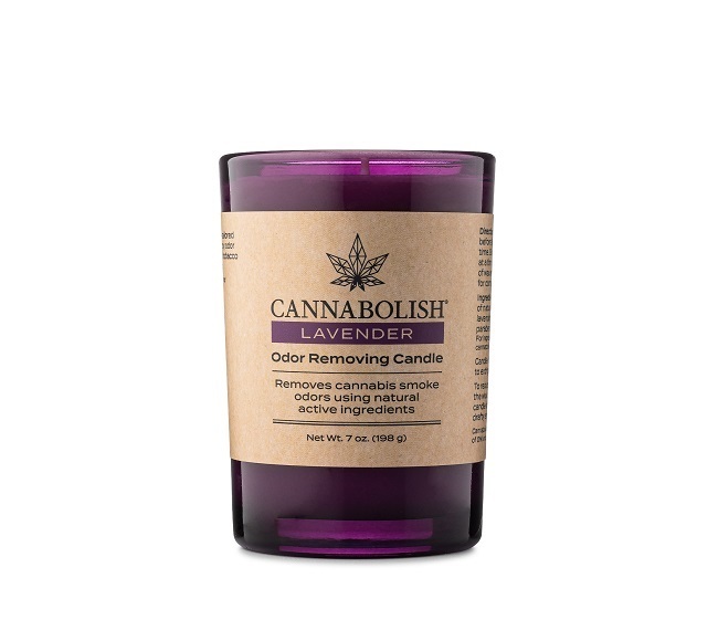 CANNABOLISH ODOR REMOVING LAVENDER CANDLE - 7OZ