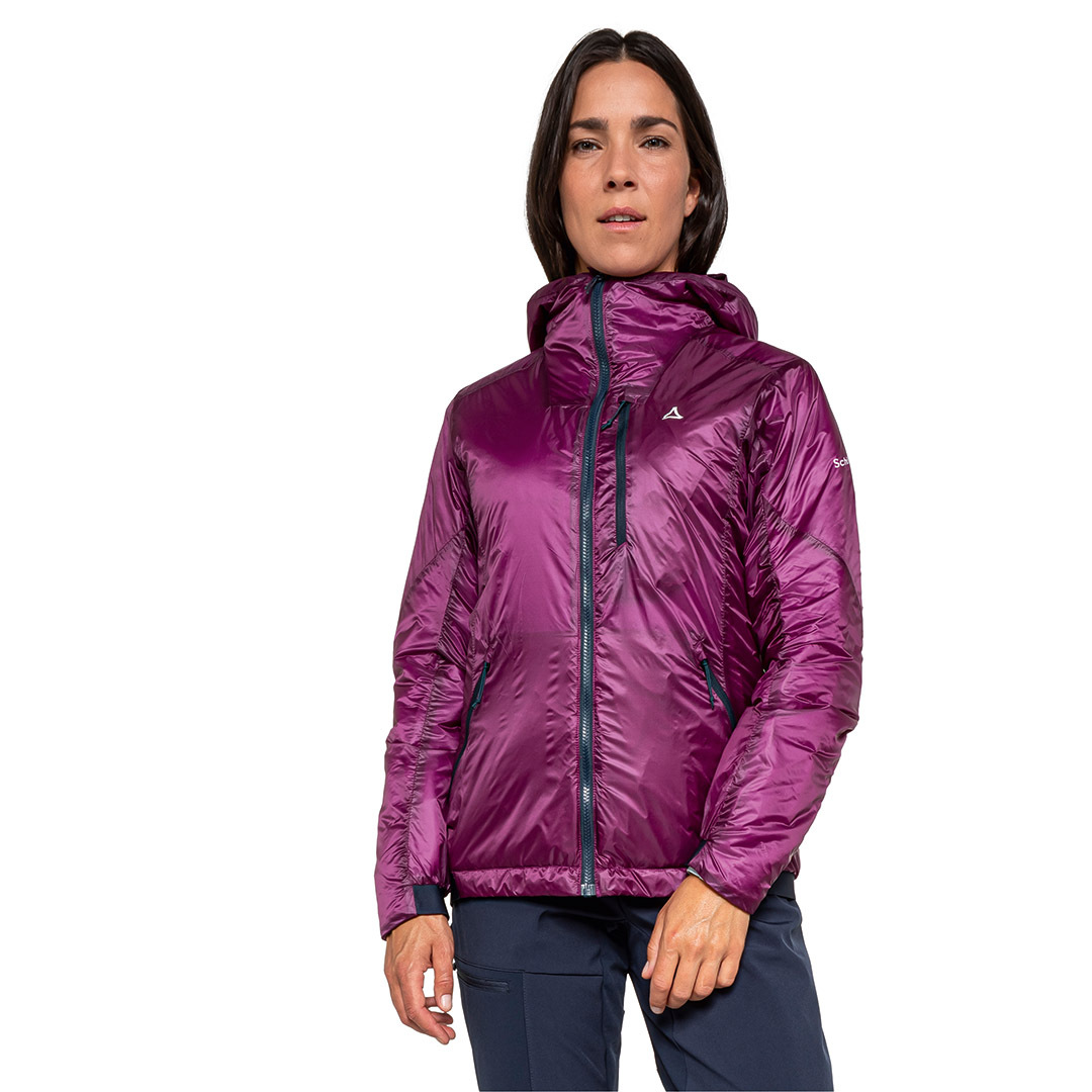 【Schoffel】 女PRIMALOFT防風抗雪保暖透氣連帽外套 / 1SL20-13188-紫紅、海軍藍