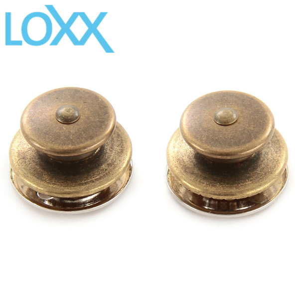 全新 德製 LOXX E-BRASS 復古黃銅 電吉他/貝士 安全背帶釦
