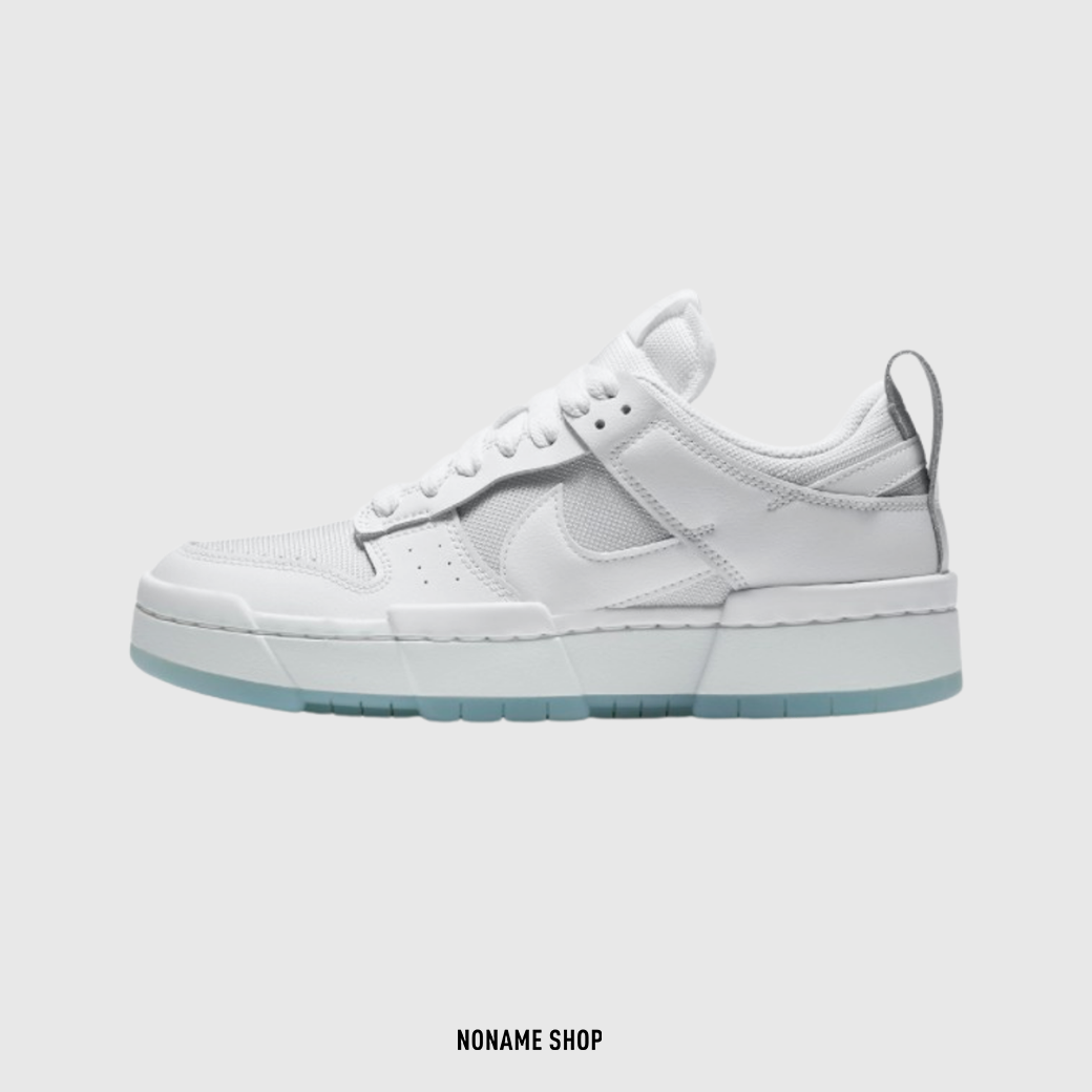 💥出清特價💥 NIKE DUNK LOW DISRUPT "PHOTON DUST" 解構 皮革 休閒鞋 白 (女款)