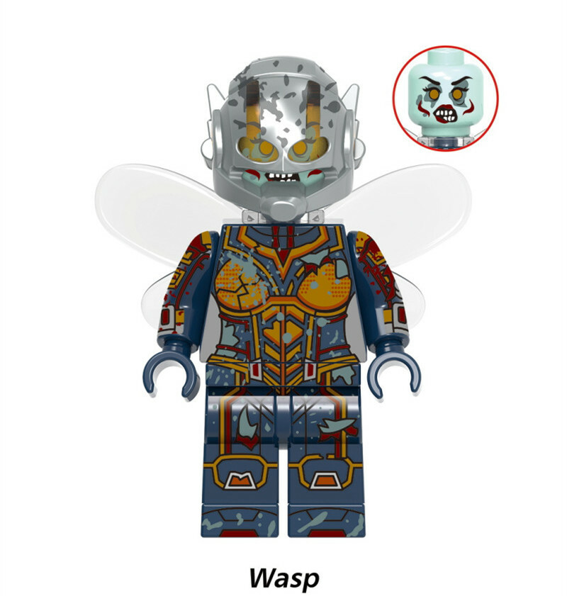 What-If Zombie Wasp Ant Man Avengers Endgame Custom Marvel Super Heroes Minifigs Minifigures Fit Lego X1817