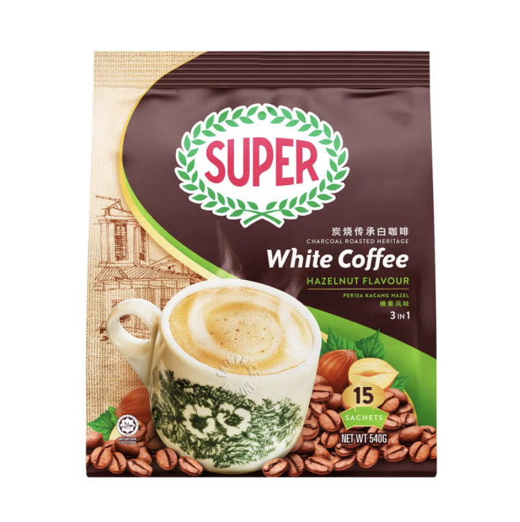 Super 3合1 炭燒榛子白咖啡