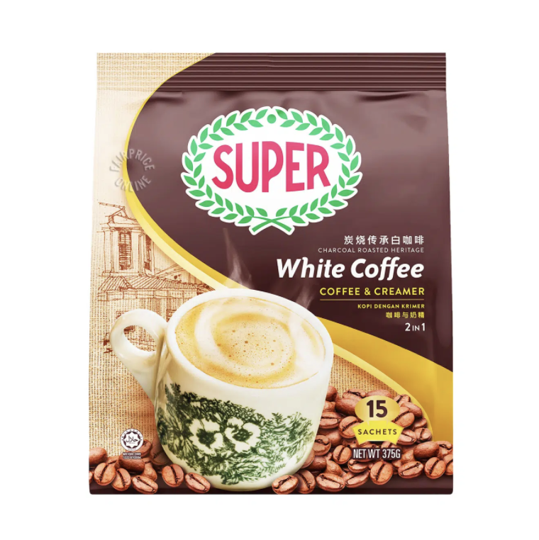 Super 2合1 炭燒白咖啡