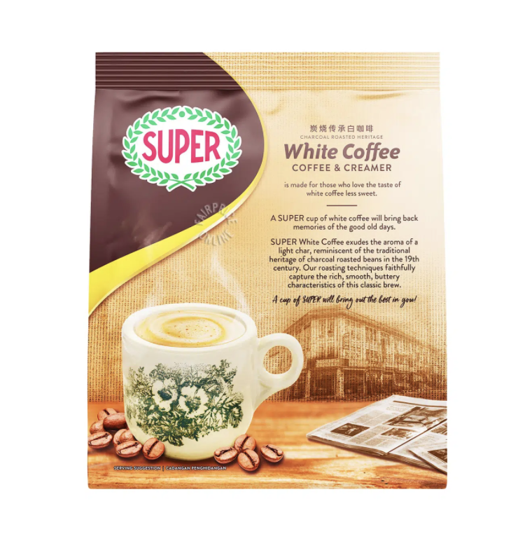 Super 2合1 炭燒白咖啡