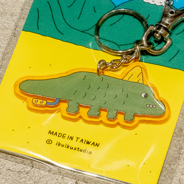 いくいく小高潮色計事務所｜壓克力鑰匙圈｜A