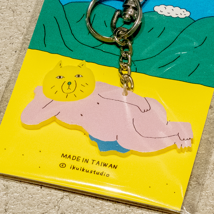 いくいく小高潮色計事務所｜壓克力鑰匙圈｜C