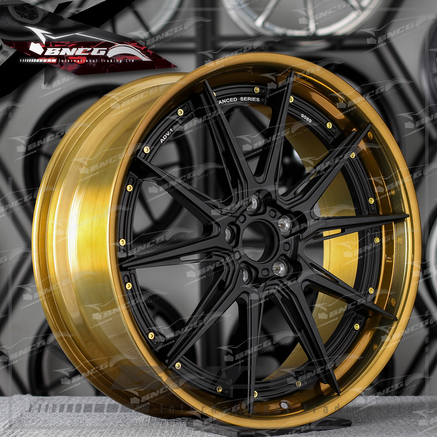 兩片式 萬噸鍛造工藝輪圈 ADV.1 改裝 高強度 輕量化 客製化 訂製鋁圈