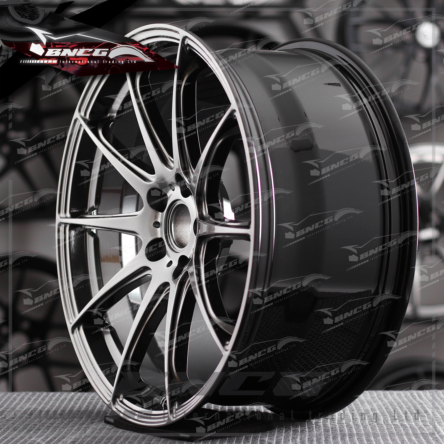 單片式 萬噸鍛造工藝輪圈 品牌訂製鋁圈 改裝 高強度 輕量化 客製化 訂製鋁圈