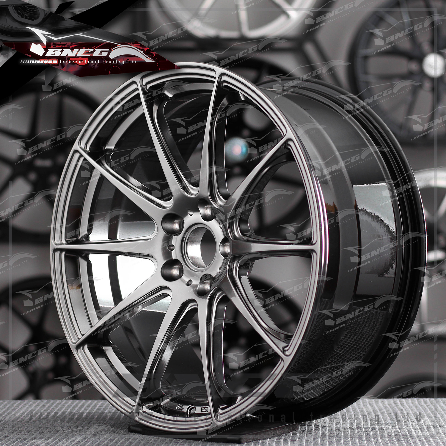 單片式 萬噸鍛造工藝輪圈 品牌訂製鋁圈 改裝 高強度 輕量化 客製化 訂製鋁圈