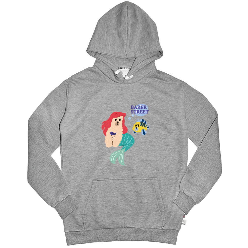 Little Mermaica 小美駝魚 高磅數長袖帽T