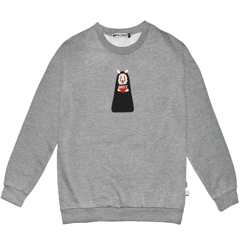 Kaonashi Alpaca 無臉駝 高磅數長袖圓T