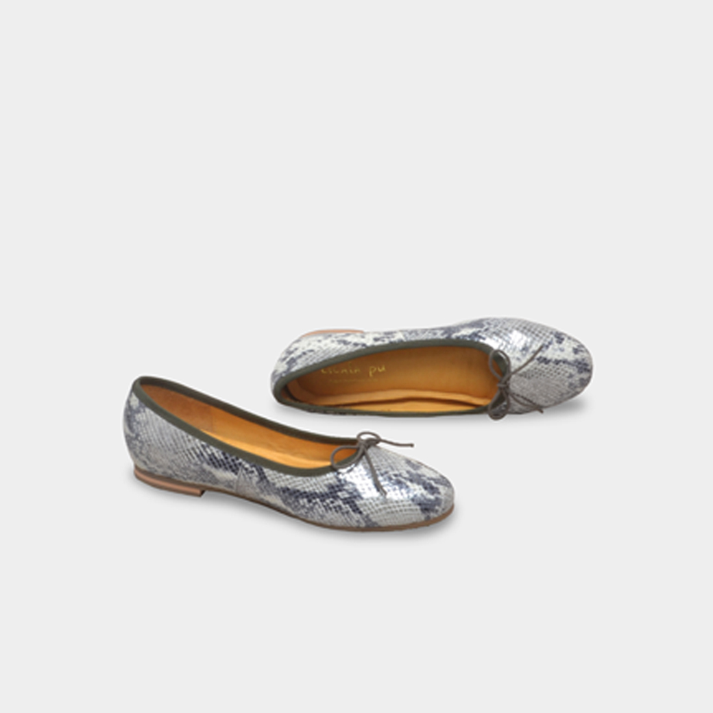 268 銀蛇 不分左右腳娃娃鞋