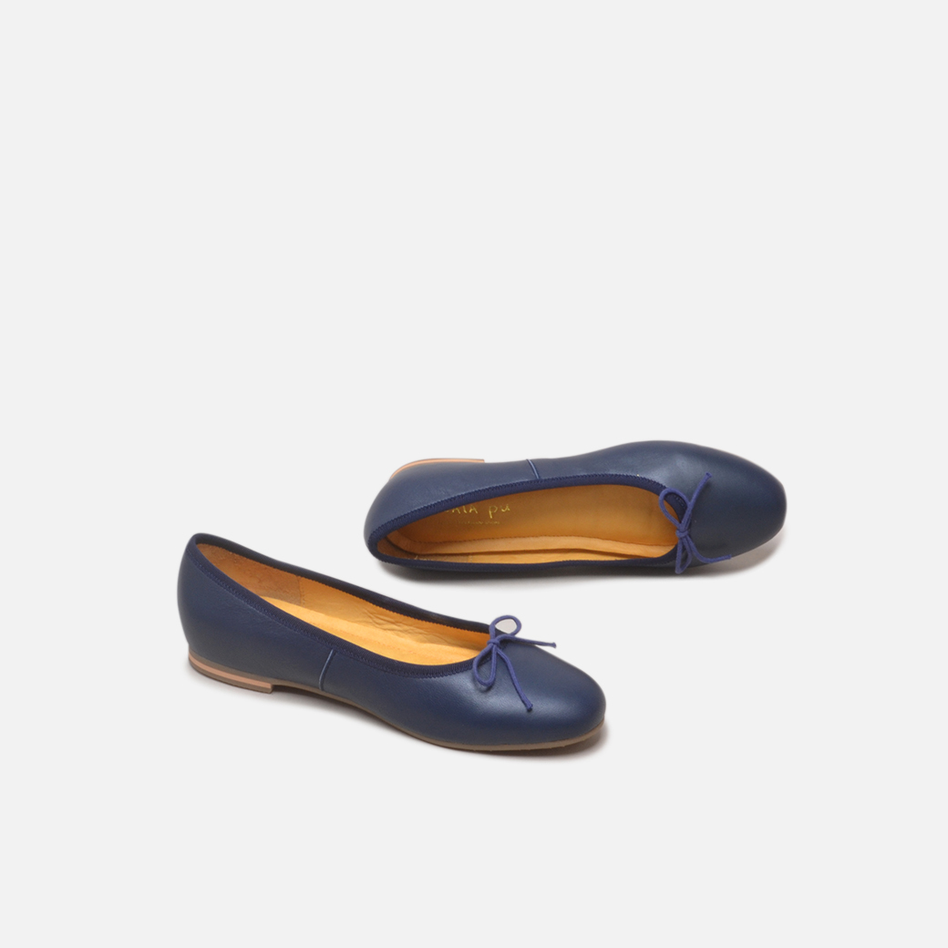 268 軍藍 不分左右腳娃娃鞋