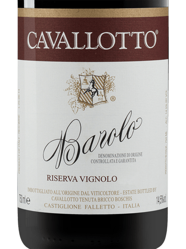 Cavallotto Barolo Riserva Vignolo 2017 (RP95)