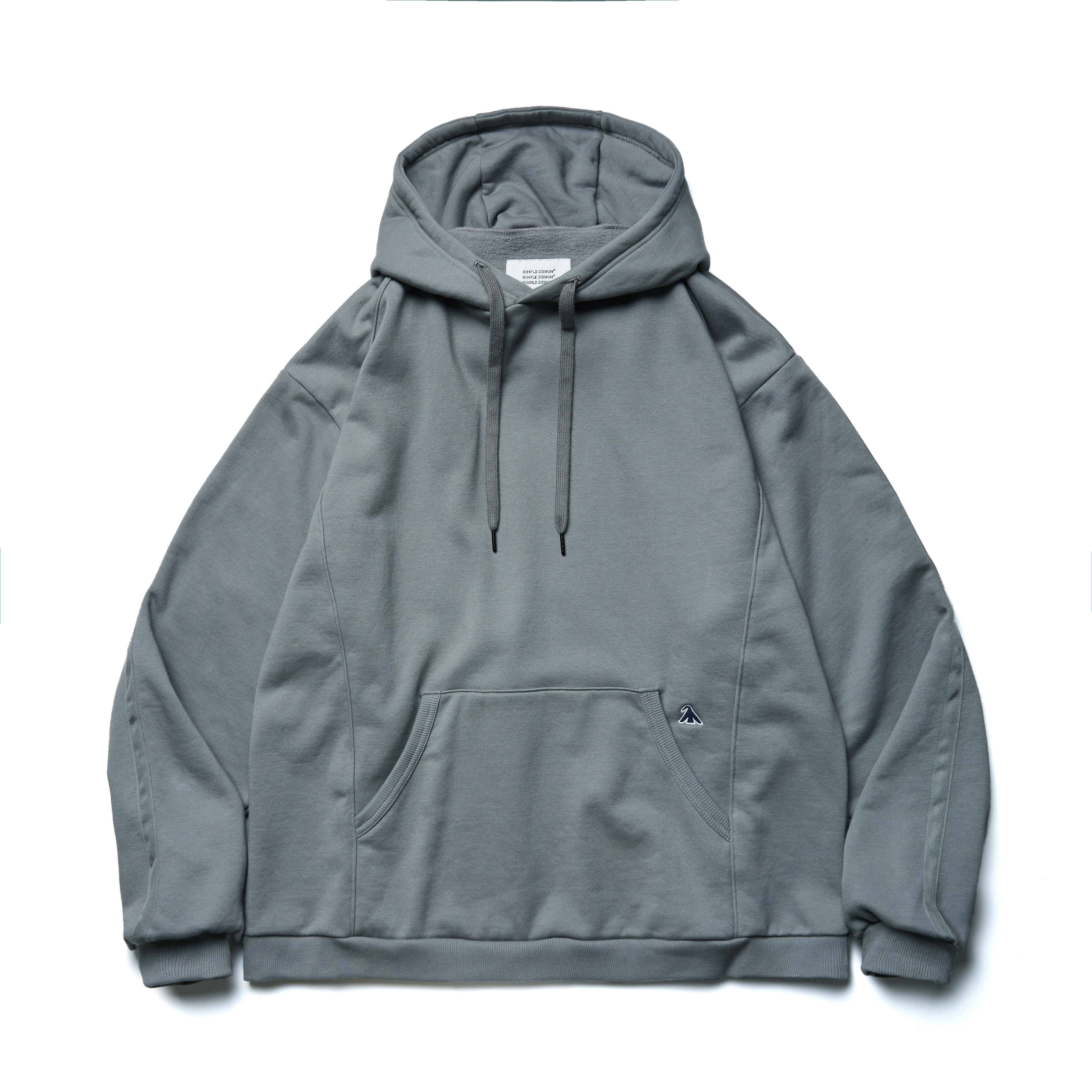 MELSIGN - Oversized Strap Hoodie - A-Gray