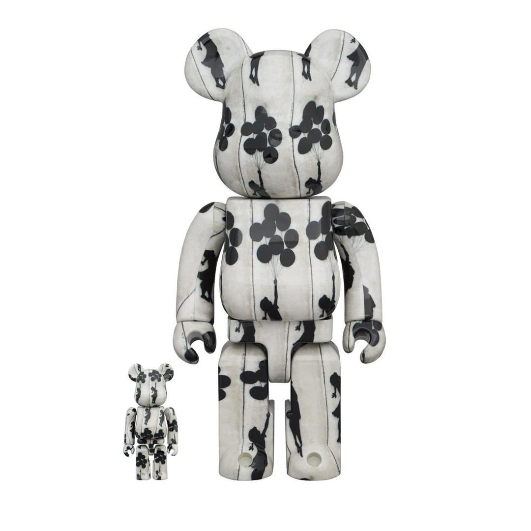 -(E14b)-BE@RBRICK BRANDALISM SYNC FLYING BALLOONS GIRL 400%+100% 氣球女孩