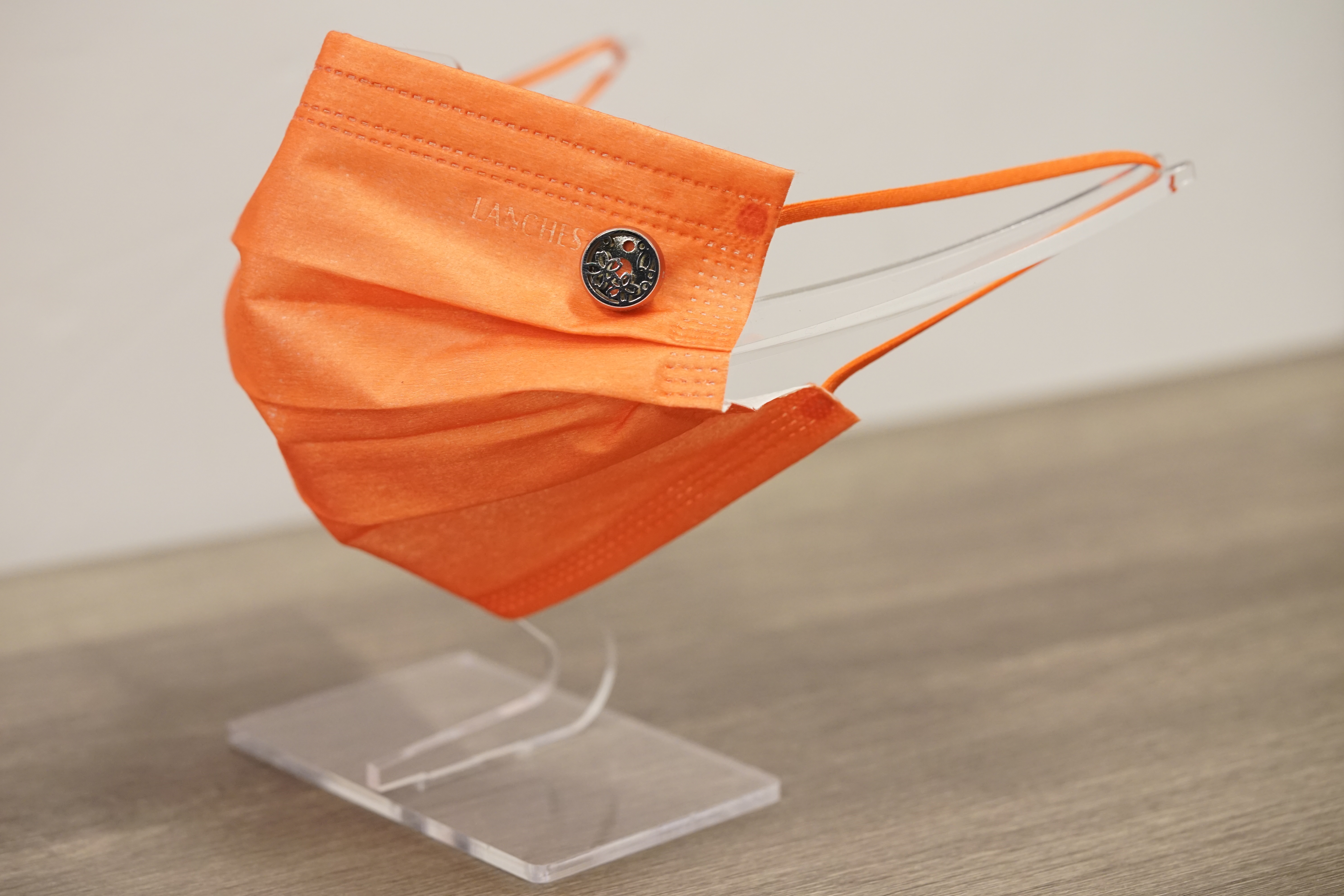 15mm 日本櫻花 圖案香薰扣 香精油釦 精油飾物 口罩/衣領適用 磁石釦 口罩香薰夾 (玫瑰金/古銅金)(連6片顏色隨機的可重用棉片)(隨機送上口罩3片)