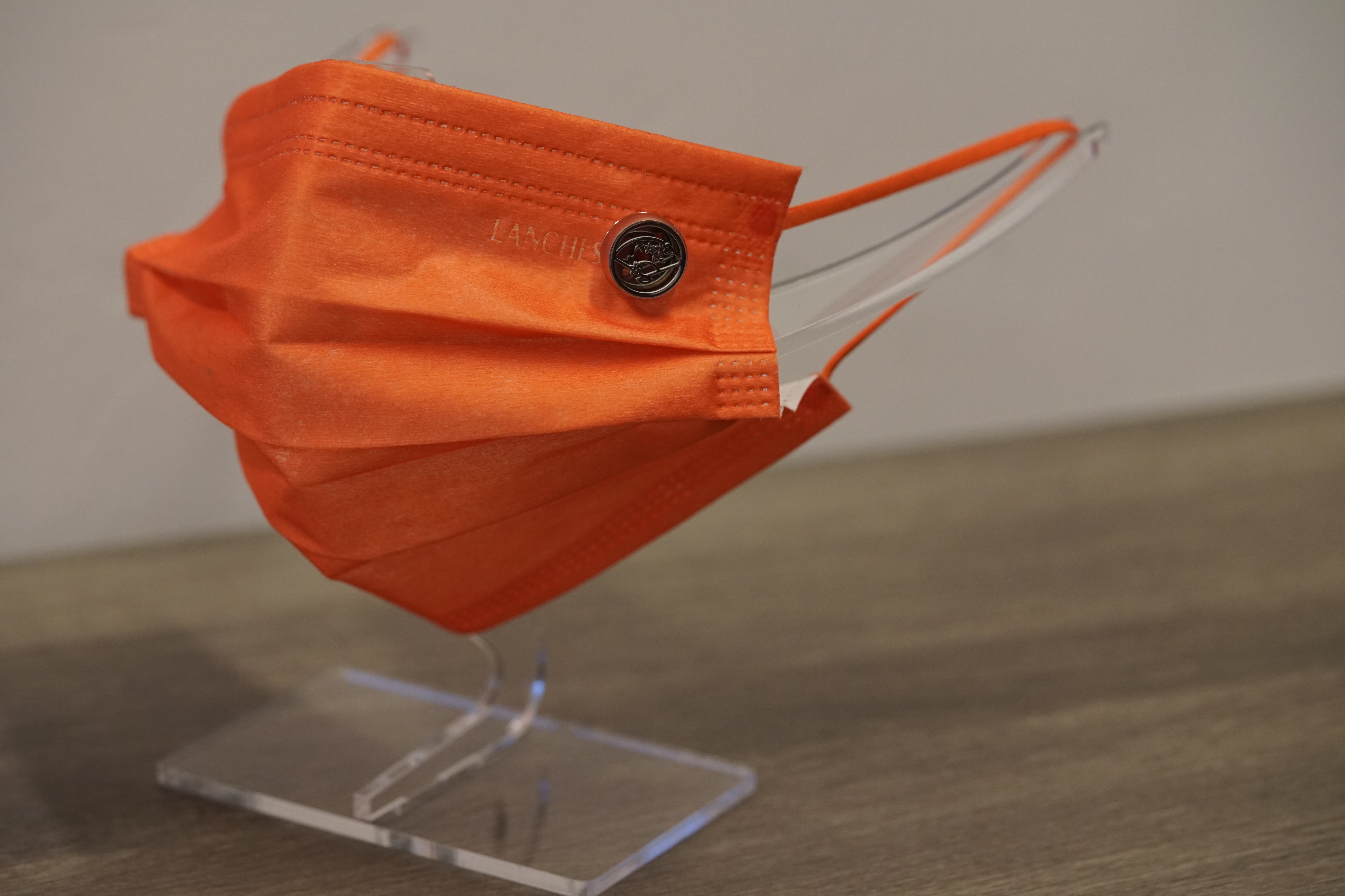 15mm 日本扇櫻花 圖案香薰扣 香精油釦 精油飾物 口罩/衣領適用 磁石釦 口罩香薰夾 (玫瑰金/古銅金)(連6片顏色隨機的可重用棉片)(隨機送上口罩3片)