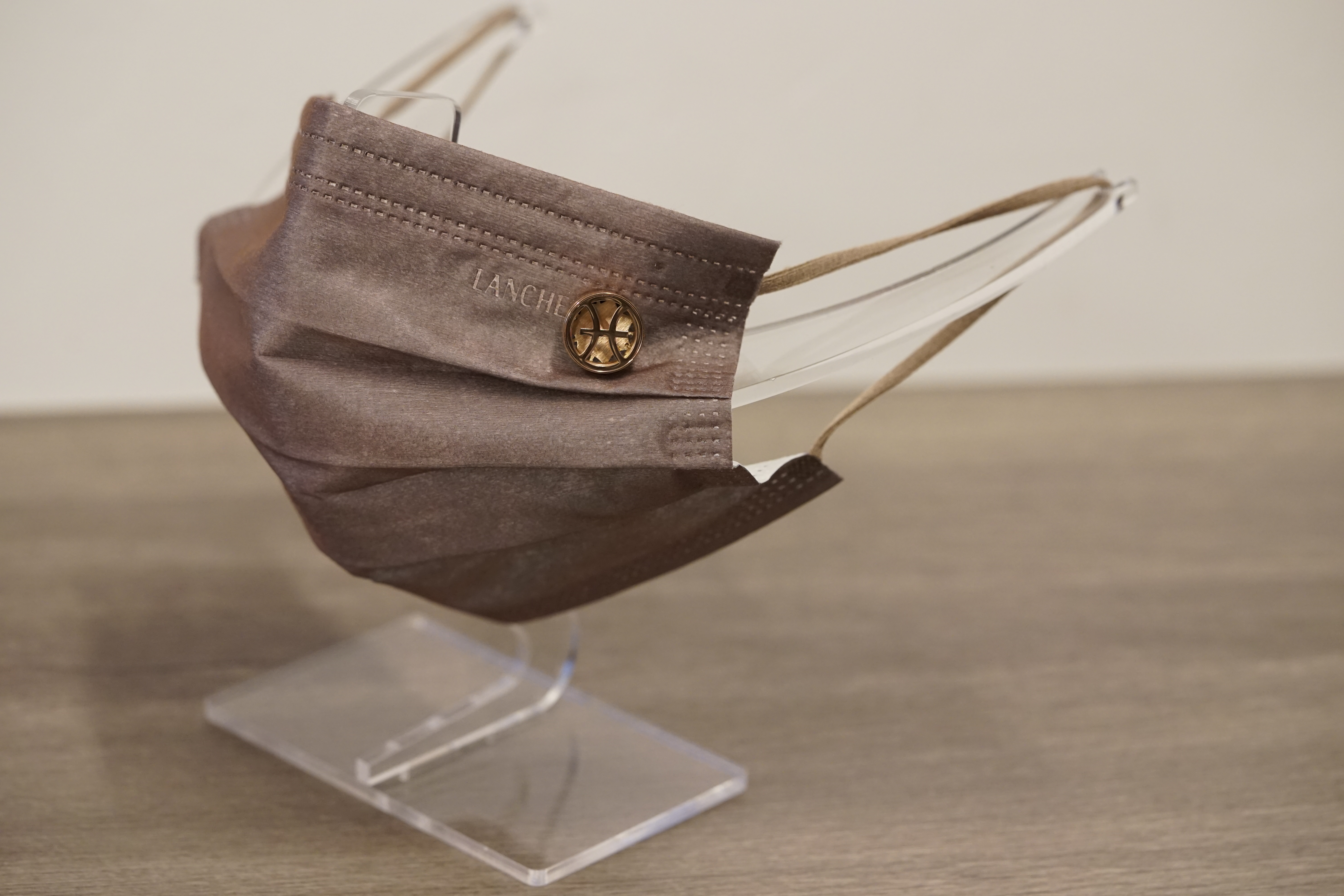 15mm 雙魚座 圖案香薰扣 香精油釦 精油飾物 口罩/衣領適用 磁石釦 口罩香薰夾 (玫瑰金/古銅金)(連6片顏色隨機的可重用棉片)(隨機送上口罩3片)