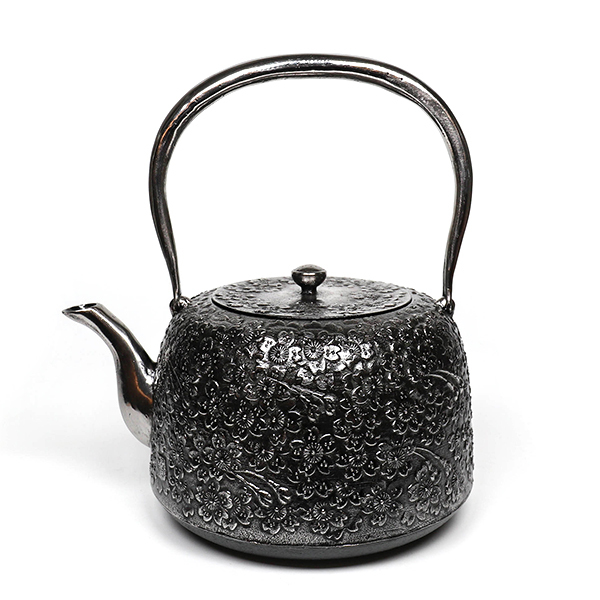 【佐藤勝久】廣口 櫻肌 砂鐵壺2.3L