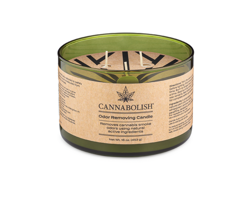 CANNABOLISH ODOR REMOVING CANDLE - 16OZ 3-WICK
