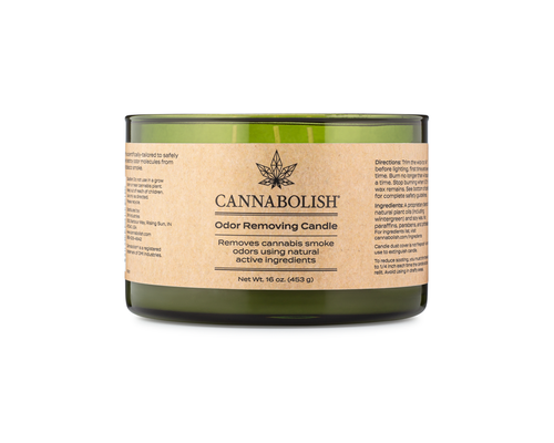 CANNABOLISH ODOR REMOVING CANDLE - 16OZ 3-WICK