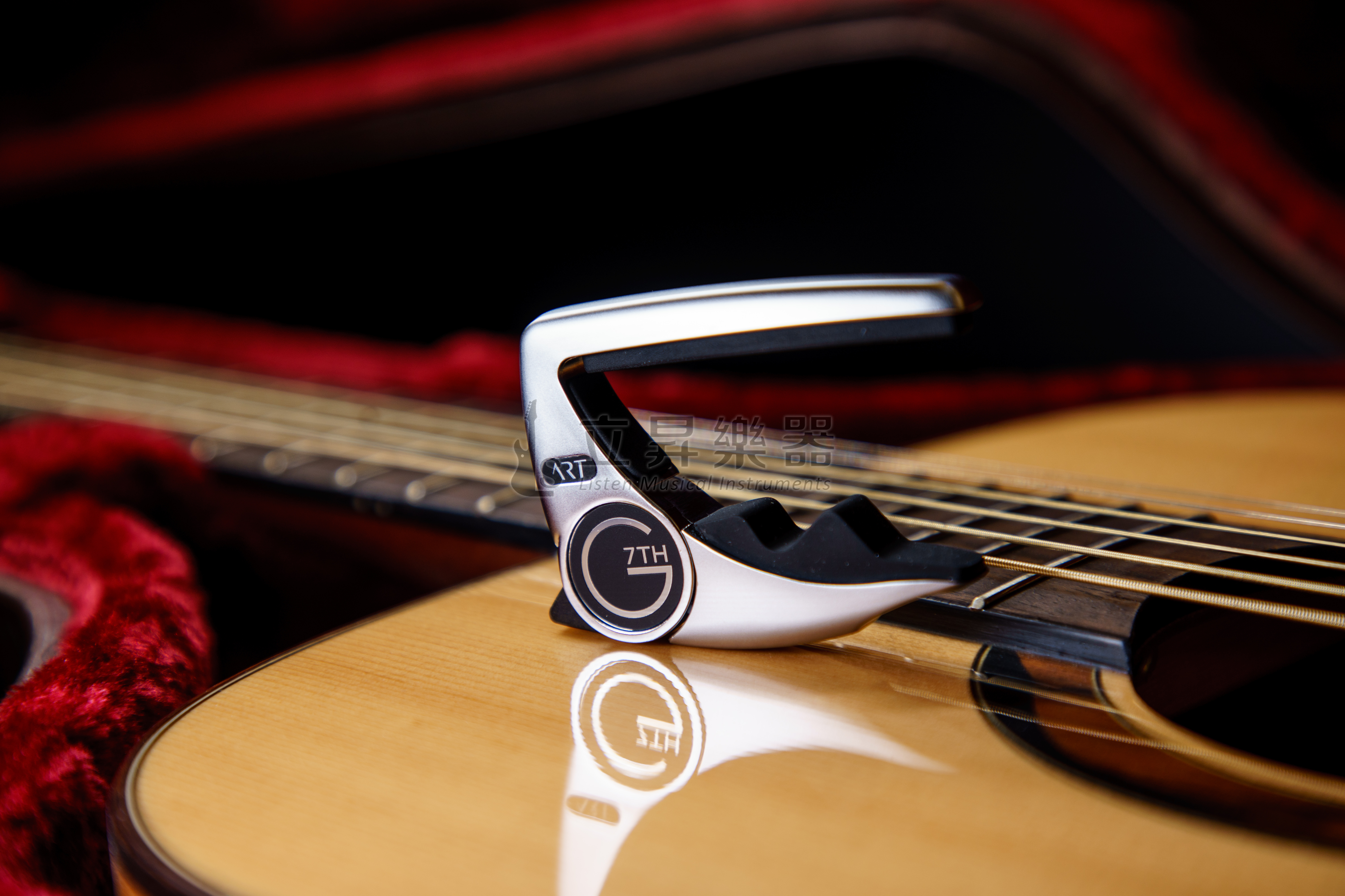 【三色可選】G7th Performance 3 ART弦墊 CAPO 木吉他 民謠吉他 電吉他 移調夾 G7OP-P3-6 系列 G7OP-P3-6-GD 金色 、 G7OP-P3-6-SV 銀色 、 G7OP-P3-6-BK 霧黑色 第 4 張圖片｜三峽吉他 / Bass
