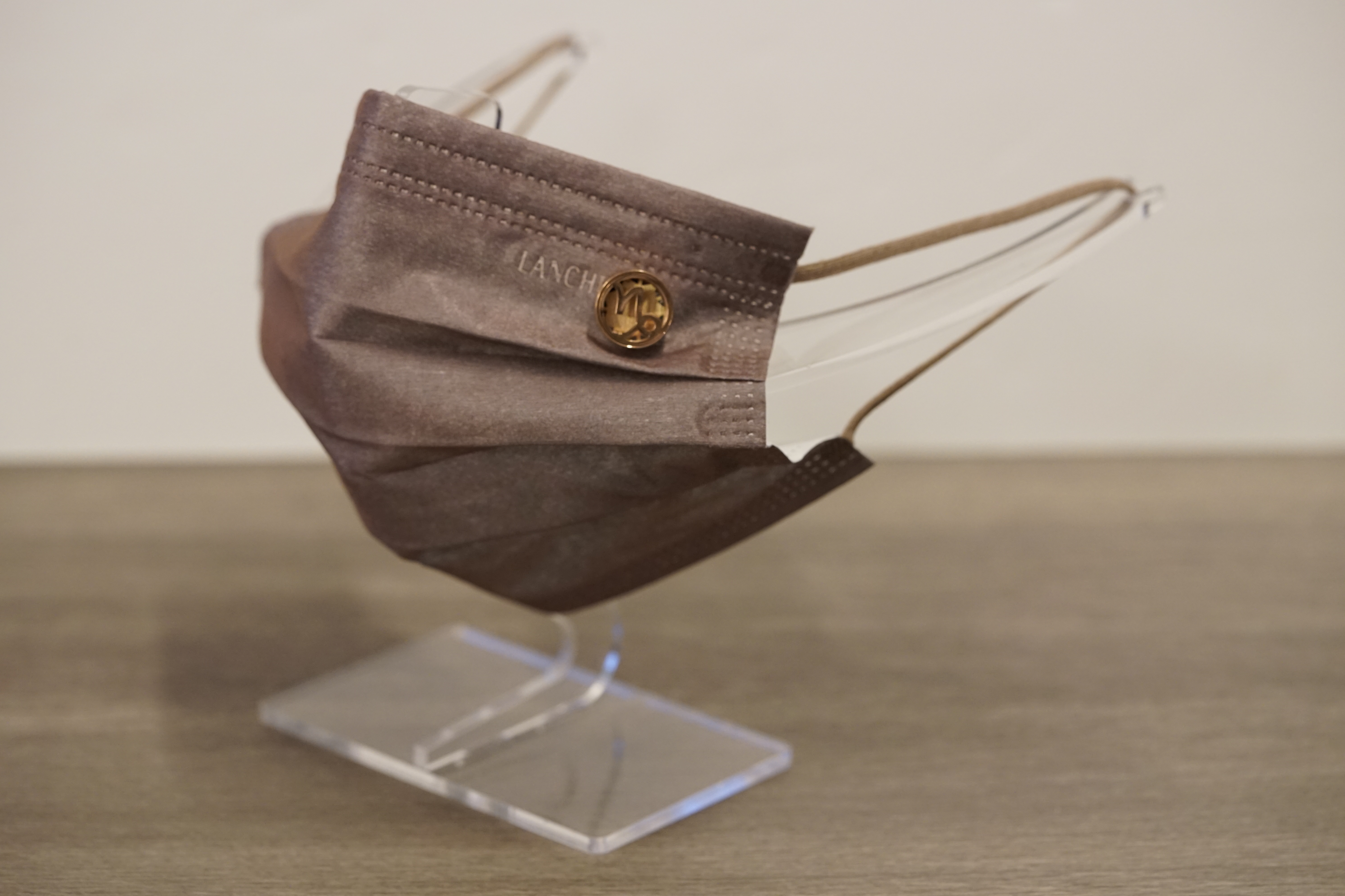 15mm 摩羯座 圖案香薰扣 香精油釦 精油飾物 口罩/衣領適用 磁石釦 口罩香薰夾 (玫瑰金/古銅金)(連6片顏色隨機的可重用棉片)(隨機送上口罩3片)