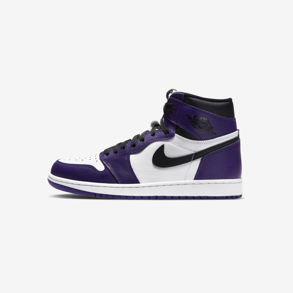 -(A20c)-AIR JORDAN 1 RETRO HIGH OG 白紫 "COURT PURPLE WHITE"-555088 500
