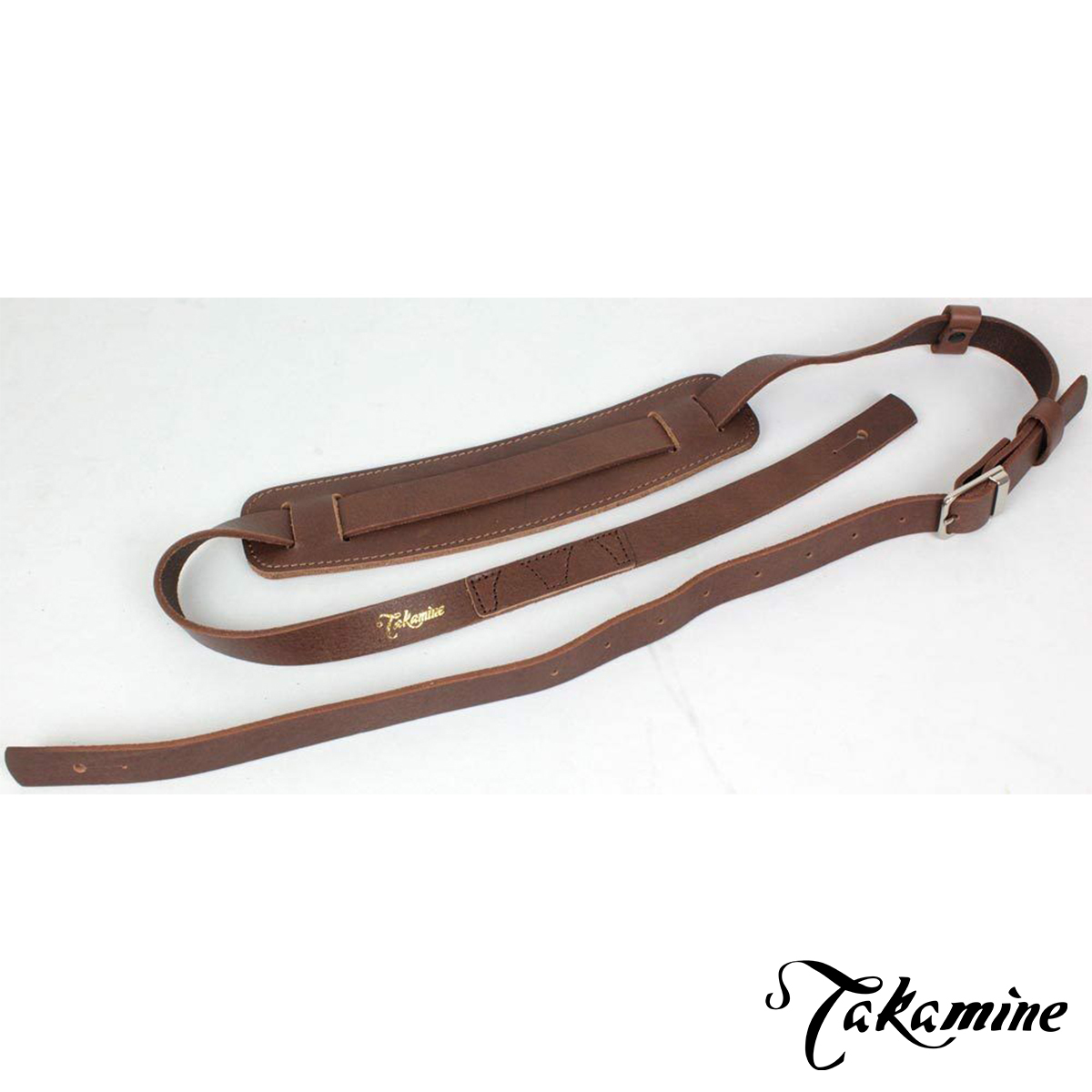 TAKAMINE TGS-7BR 電吉他/木吉他/Bass 真皮 背帶 (可放Pick)