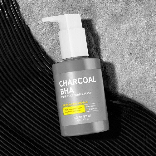 《預訂品》SOME BY MI Charcoal BHA Pore Clay Bubble Mask 120g