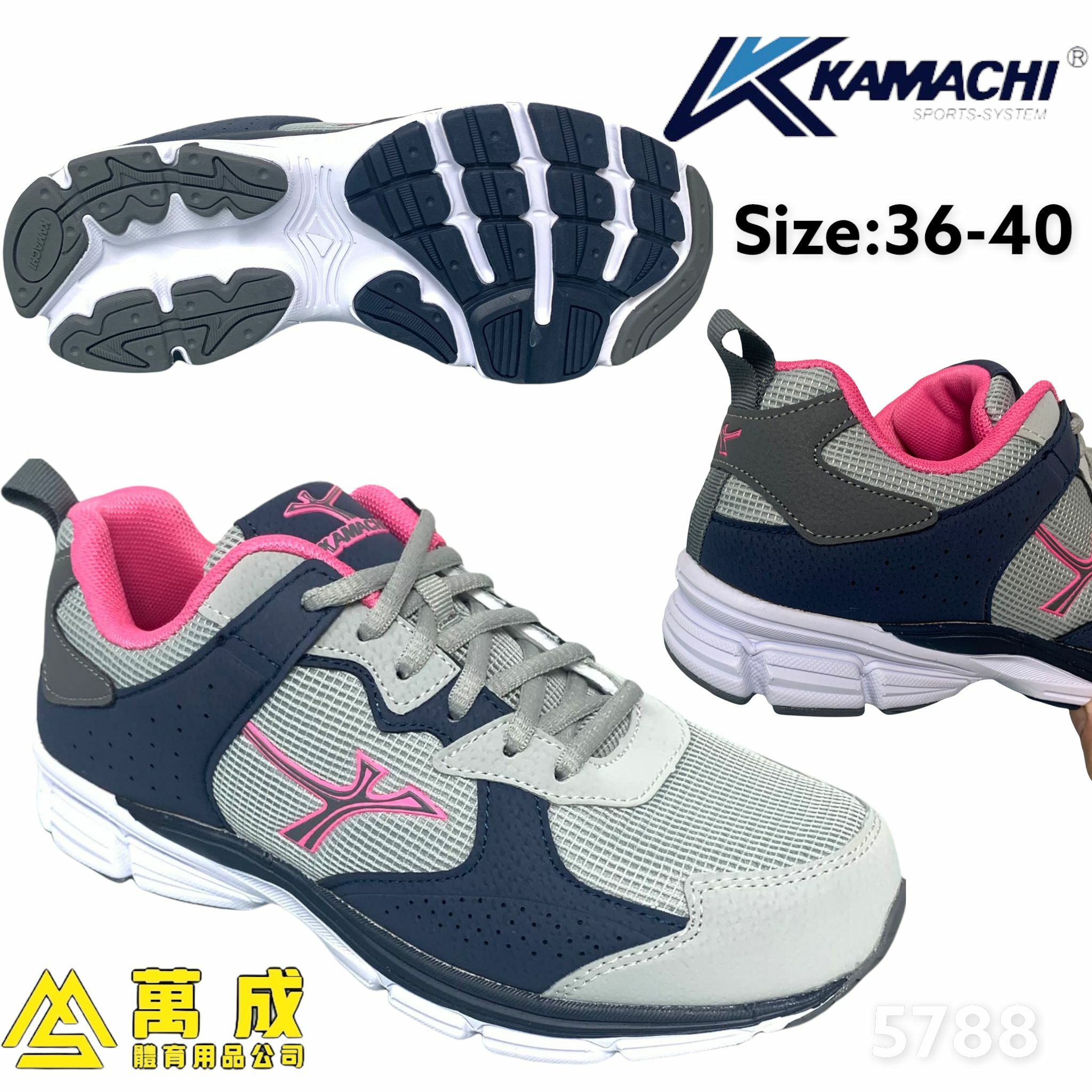 KAMACHI  防滑 女裝 運動鞋 有2種色可選