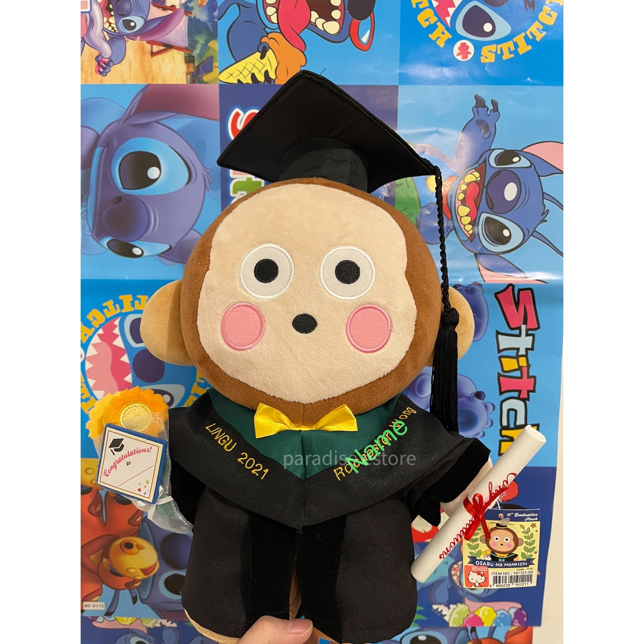 Monkichi 畢業公仔