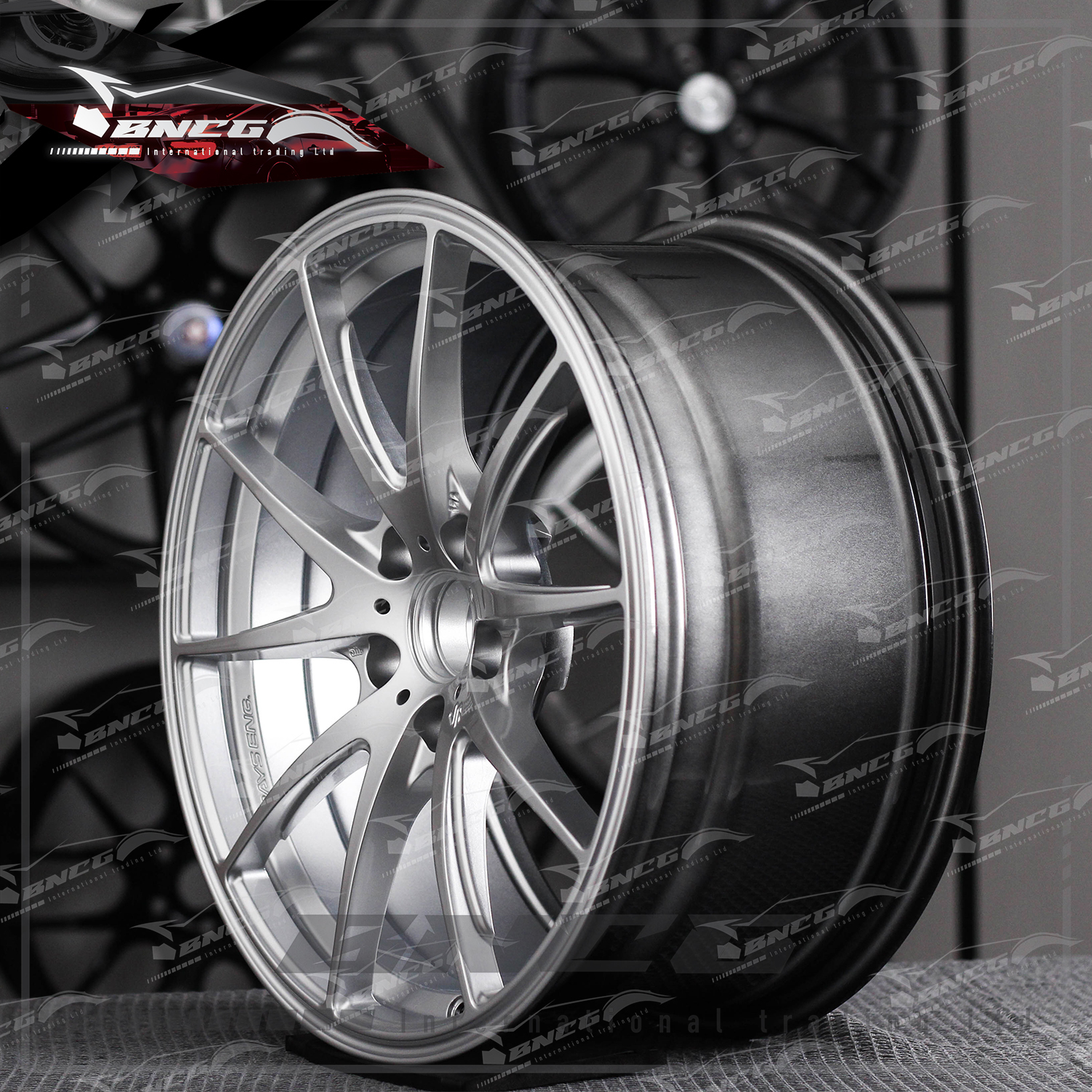 單片式 萬噸鍛造工藝輪圈 RAYS ENG 改裝 高強度 輕量化 客製化 訂製鋁圈