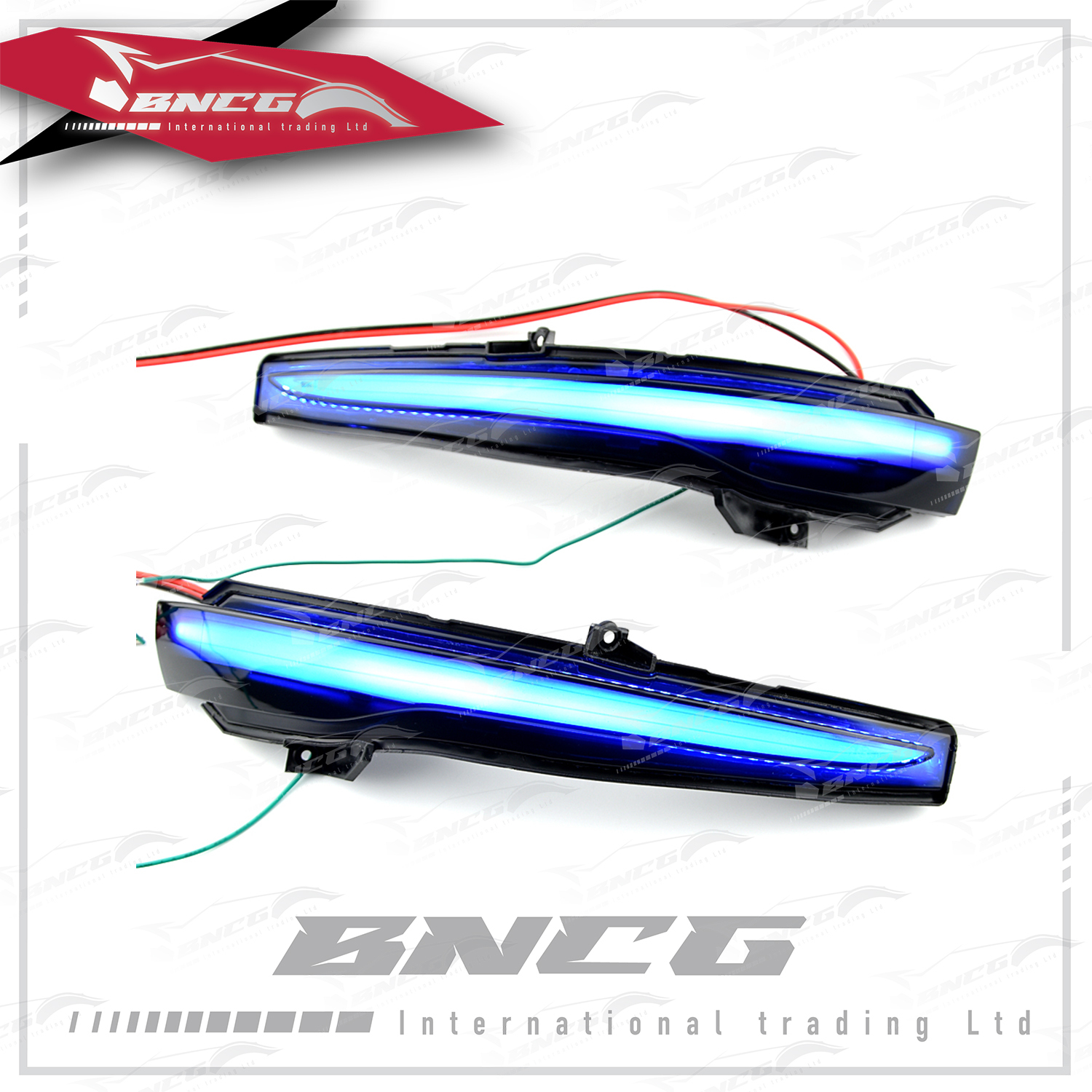 賓士 Benz W205 W222 X253 W213 改裝 外觀件 燈飾 後照鏡 一抹藍 跑馬燈 流水燈 方向燈