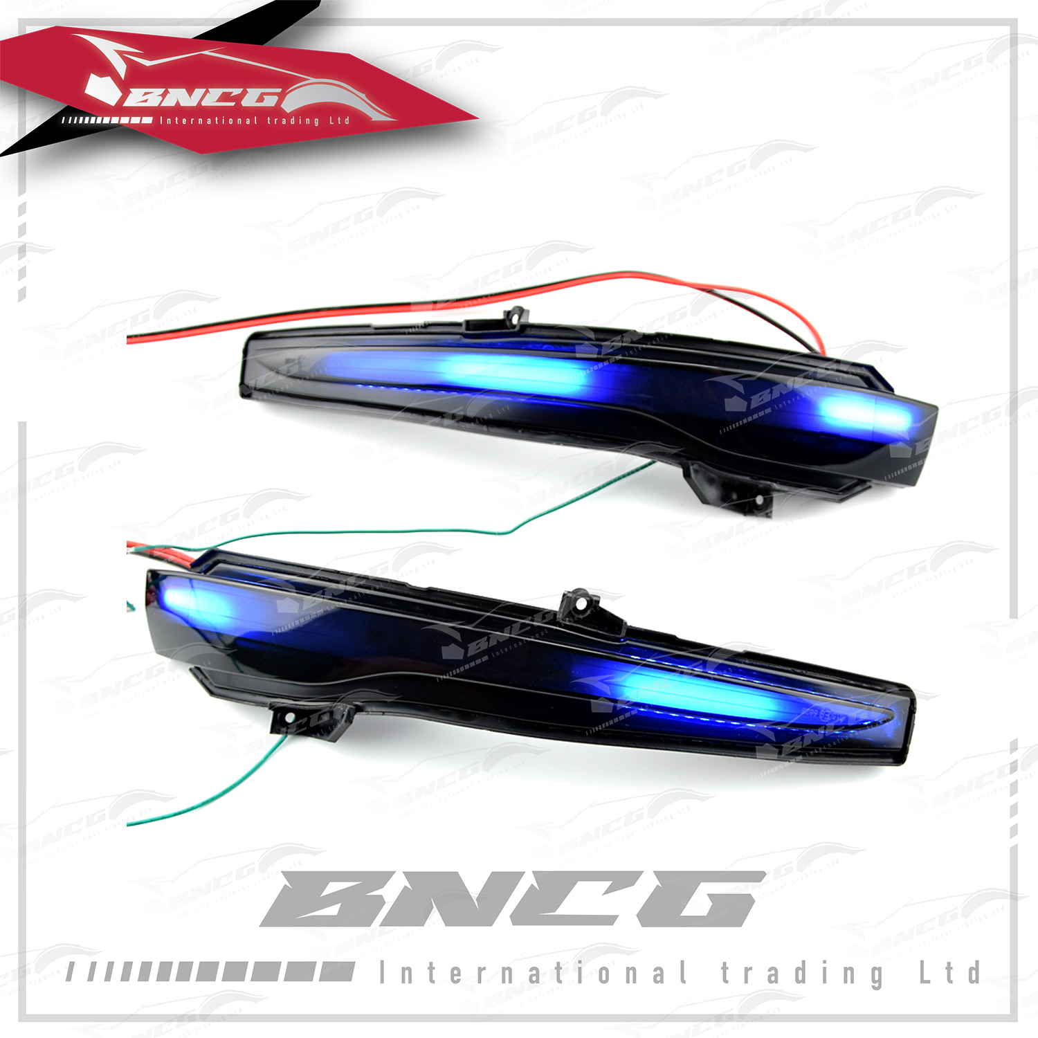 賓士 Benz W205 W222 X253 W213 改裝 外觀件 燈飾 後照鏡 一抹藍 跑馬燈 流水燈 方向燈