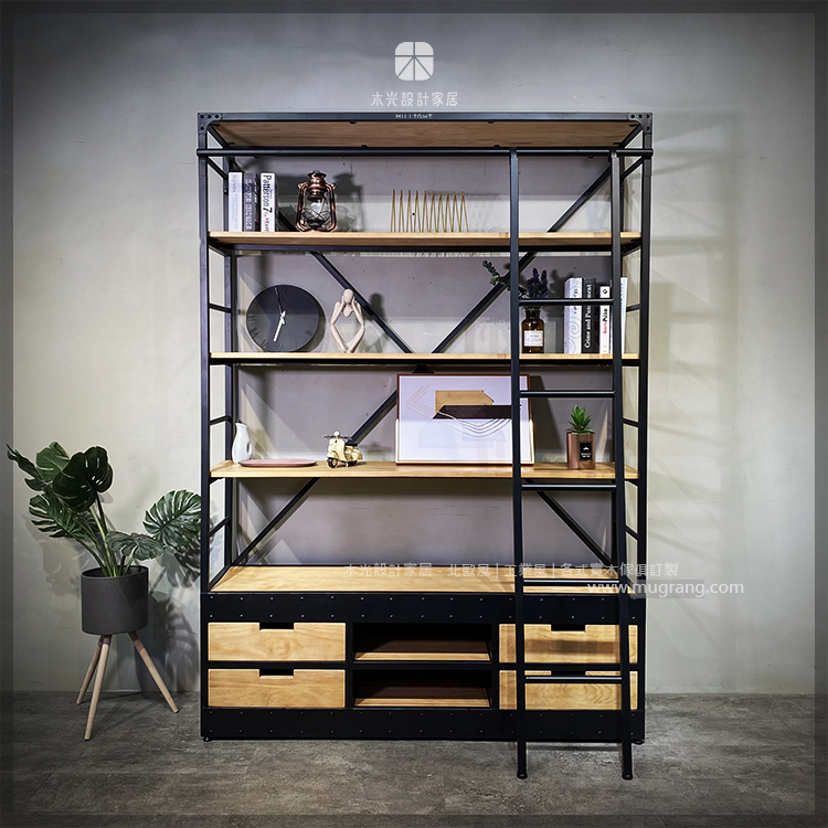 LOFT經典復古實木置物架|可訂製