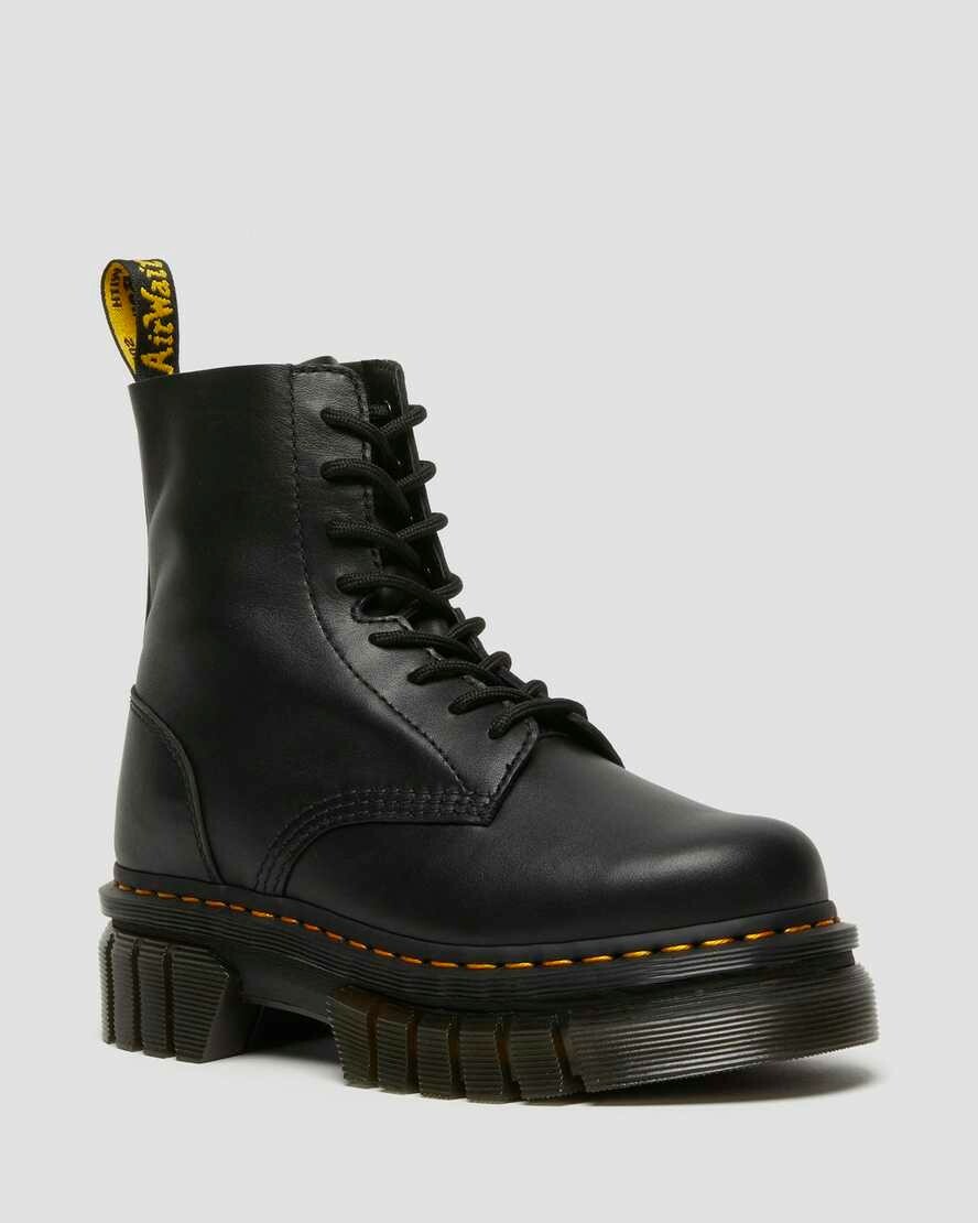 Dr.Martens Audrick Nappa軟皮鋸齒厚底8孔靴