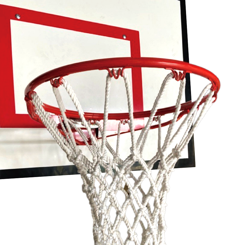 8mm線徑籃球網(白) EBSS0001N