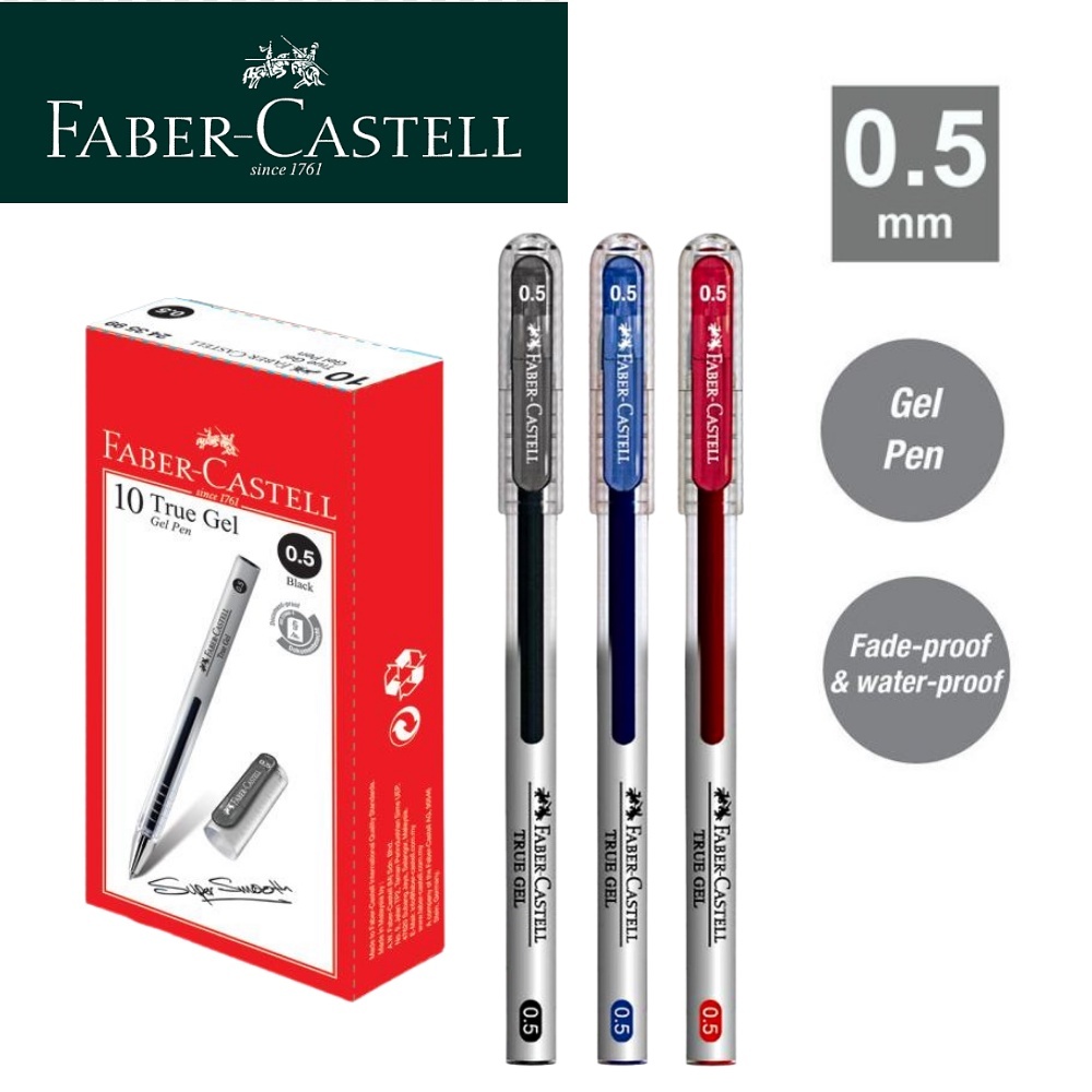Faber Castell True Gel Pen, Smooth Gel Pen 0.7mm
