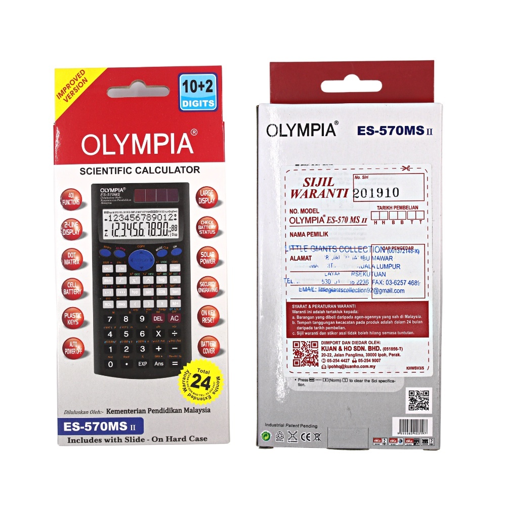 olympia calculator 570 ms